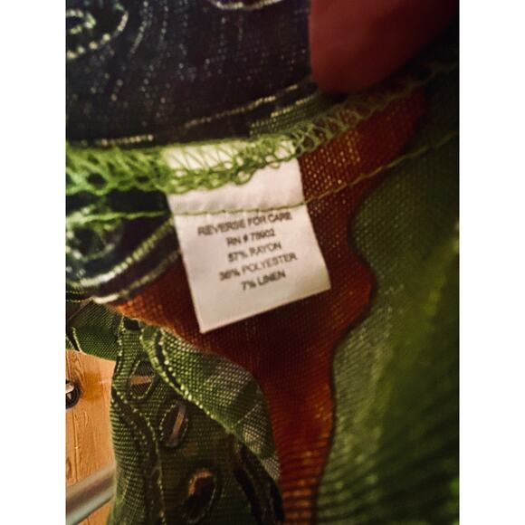 Vintage Y2K Collared Button-Up Layering Overshirt (1 XL) - Picture 6 of 13